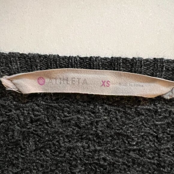 Athleta Tunic Length 44% Wool Cable Knit Sweater - Picture 5 of 7